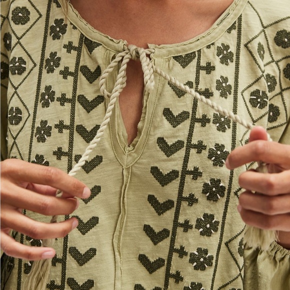 Free People Embroidered Top - Picture 2 of 4